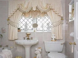 Bathroom Window Curtain Photo