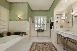 Olive bathroom design