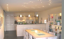 Spotlights For Suspended Ceilings In The Kitchen Interior