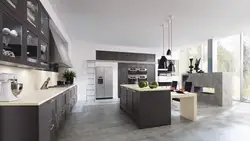 Kitchen Design In Graphite Color