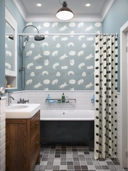 Inexpensive renovation design for a small bathroom
