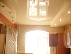 Photo Of Beige Suspended Ceilings In The Kitchen