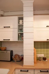 How To Cover Pipes In The Kitchen With A Kitchen Set Photo
