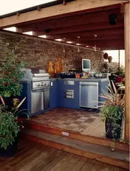 Summer kitchen renovation photo