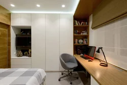 Bedroom design with work area