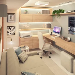 Bedroom Design With Work Area