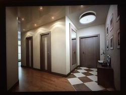 Photo of brown floor in the hallway