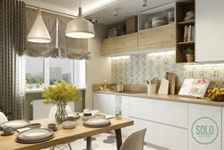 Modern cozy kitchen design