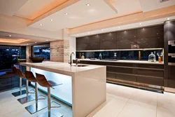 Modern Interior Of Large Kitchen