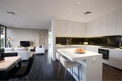 Modern Interior Of Large Kitchen