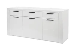 Narrow chest of drawers for the bedroom, depth 30 cm, with drawers photo
