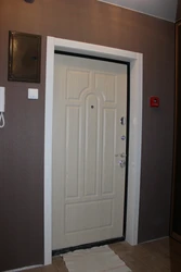 Photo of the entrance door to the apartment from the outside