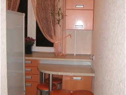 Tables for a small kitchen in Khrushchev photo