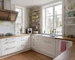 Corner Kitchen With 2 Windows Photo