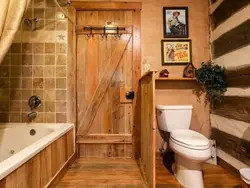 Toilet bathroom in the country photo
