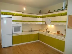 Кухни комбинированные реальные фото