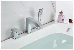 Змяшальнікі для ваннай з мацаваннем на ванну фота
