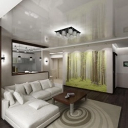 Дизайн Гостиная Спальня Потолок
