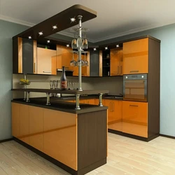 Shaped kitchens for a small kitchen photo