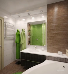 What colors does beige go with in a bathroom interior?