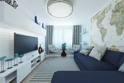 Nautical Style Living Room Design