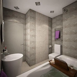 Bathroom design small tiles