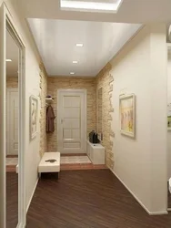 Photos of hallways before and after