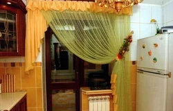 How To Decorate A Balcony Door In The Kitchen Photo