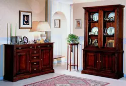 Sideboards in the living room interior photo