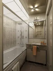 Kvartirada panelli uy vannasi dizayni fotosurati