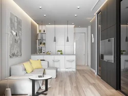 Euro-Room Apartment Kitchen Living Room Design