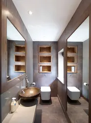 Toilet in the living room design