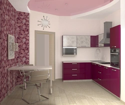 How To Choose Wallpaper For The Kitchen According To The Color Of The Furniture Photo