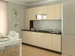 How to choose wallpaper for the kitchen according to the color of the furniture photo