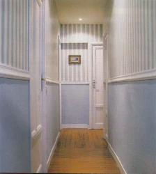 Panels for walls in the hallway in the apartment photo design