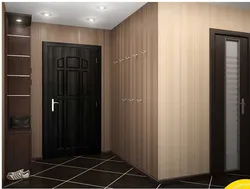 Mənzil foto dizaynında koridorda divarlar üçün panellər