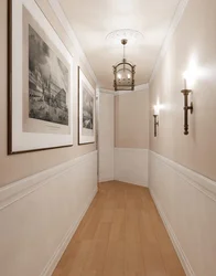 Panels for walls in the hallway in the apartment photo design