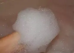 Photo Of A Bubble Bath At Home