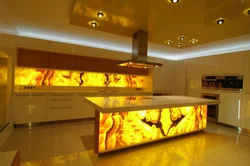 Photo Of A Kitchen With Flexible Stone