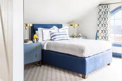 Bedroom Design With Blue Bed