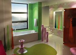 Color Bathroom Interior