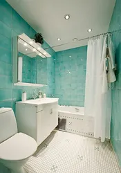Color bathroom interior