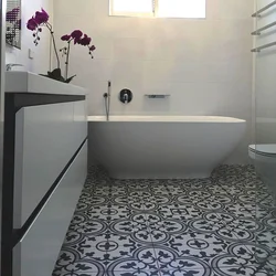 Bathroom floor color photo