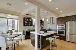 How to combine kitchen and dining room design