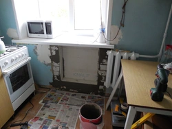 Photo of how to remodel a kitchen in Khrushchev photo