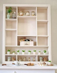 Niche cabinet in the kitchen photo