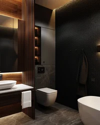 Interior Design Of Bath And Toilet In Modern Style