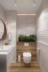 Interior Design Of Bath And Toilet In Modern Style