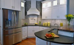 Kitchen Design With Corner Stove