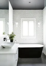 Bath Design Black Ceiling